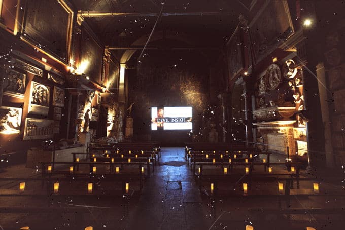 Devil Inside-projection chapelle5