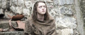 Arya Stark aveugle
