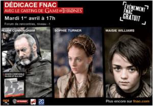 Games of thrones dedicace