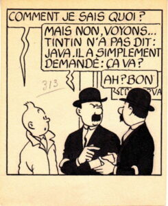 Gag classique entre les Dupondt
