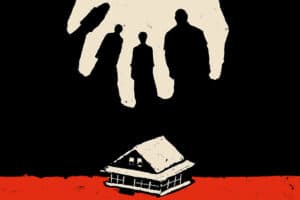 affiche promotionnelle du film "Knock at the Cabin"