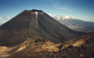 le mont ruapehu, lieu de tournage de the hobbit de Peter jackson